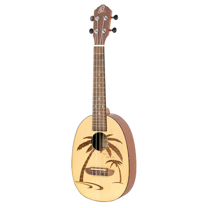 ORTEGA Bonfire Serie Konzert Ukulele 4 String - Fichte/Sapele Natur