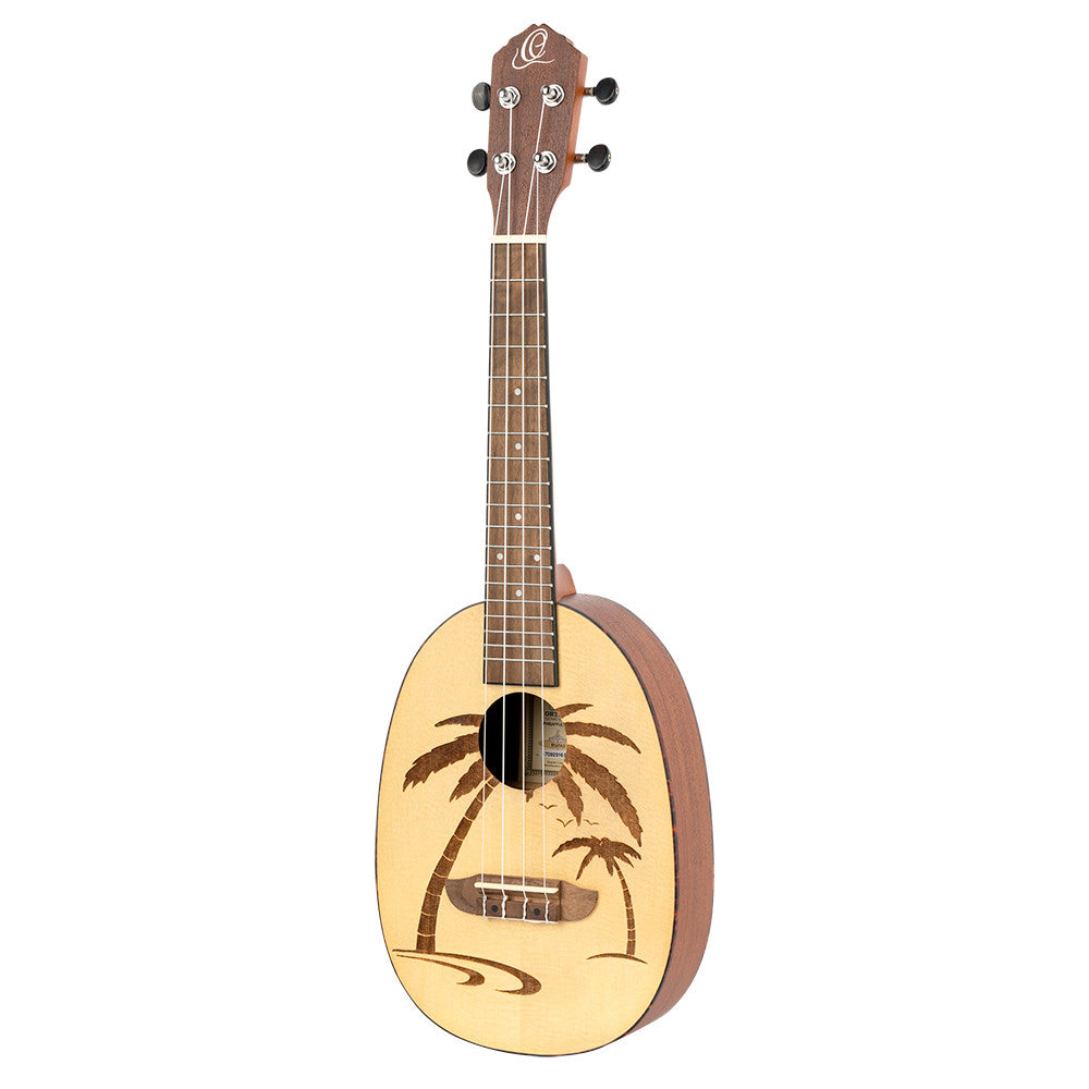 ORTEGA Bonfire Serie Konzert Ukulele 4 String - Fichte/Sapele Natur
