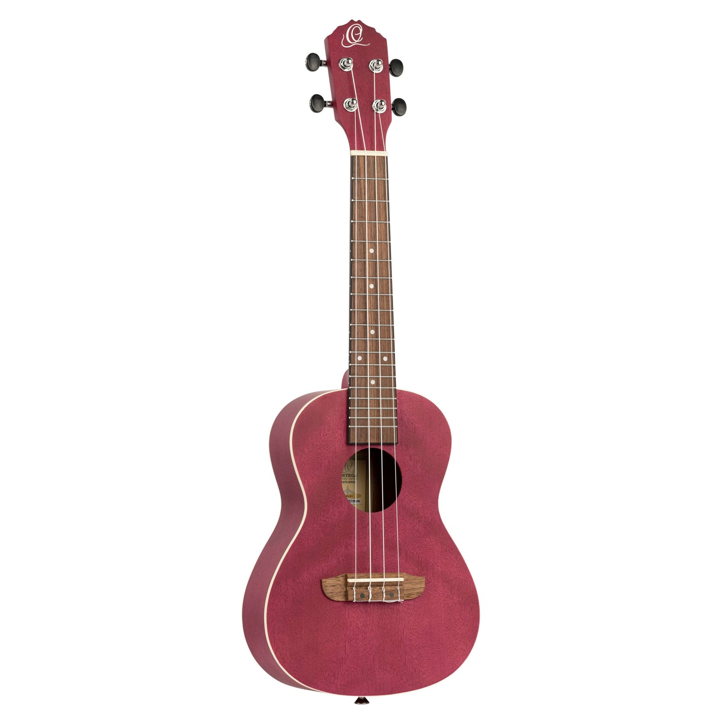 ORTEGA Earth Series Concert Ukulele 4 String - Raspberry Red