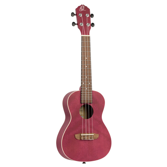 ORTEGA Earth Series Concert Ukulele 4 String - Raspberry Red