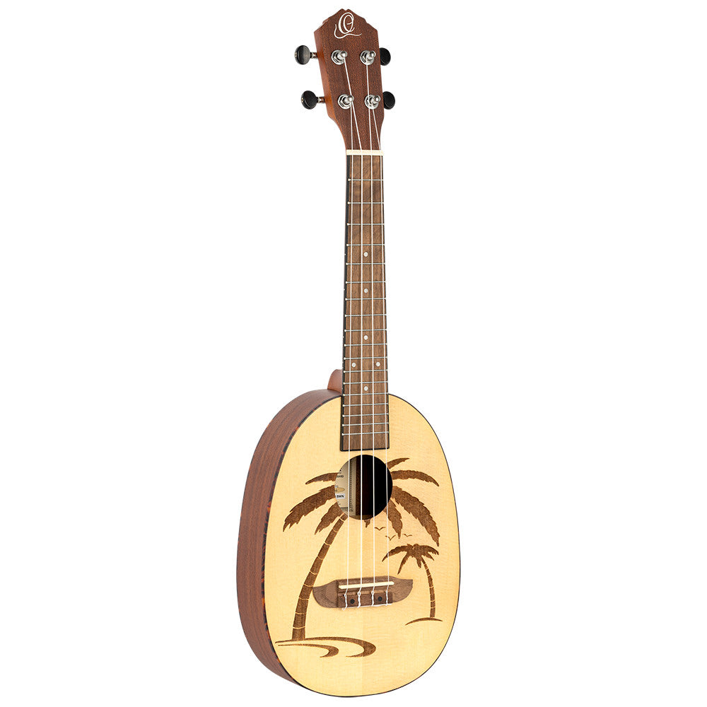 ORTEGA Bonfire Serie Konzert Ukulele 4 String - Fichte/Sapele Natur