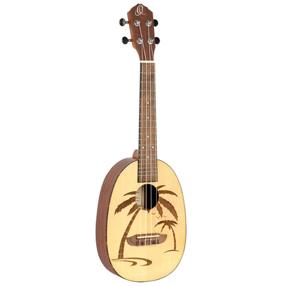 ORTEGA Bonfire Serie Konzert Ukulele 4 String - Fichte/Sapele Natur