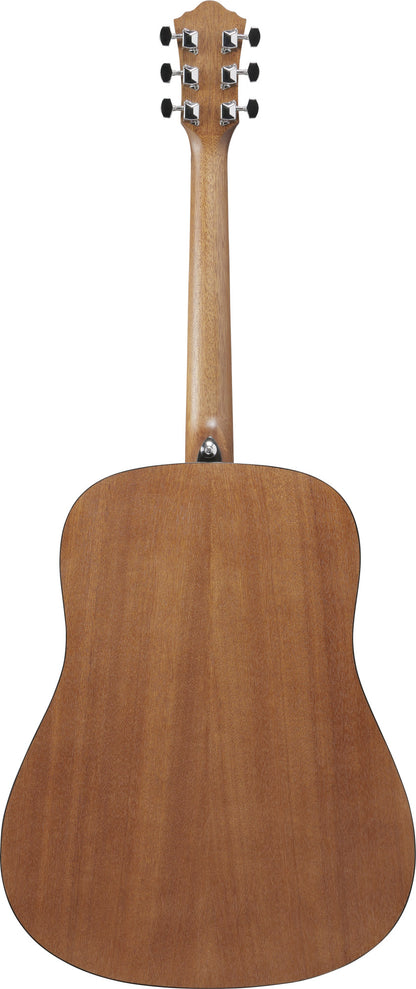 IBANEZ Jampack Acoustic Guitar Set 6-String - Open Pore Natural + Gig Bag, Strap, Tuner & Picks