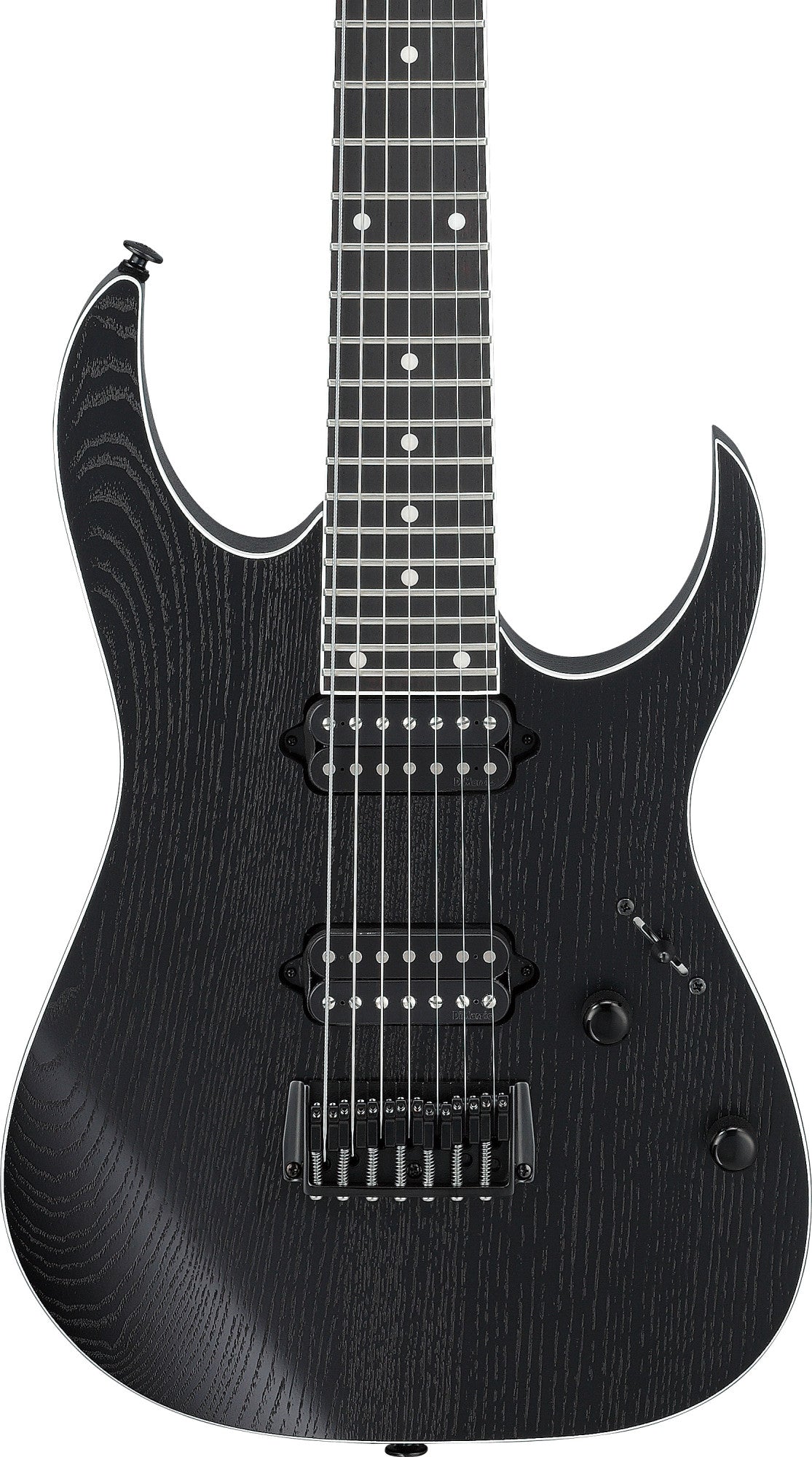 IBANEZ Prestige RGR Electric Guitar 7-String - Weathered Black + Case