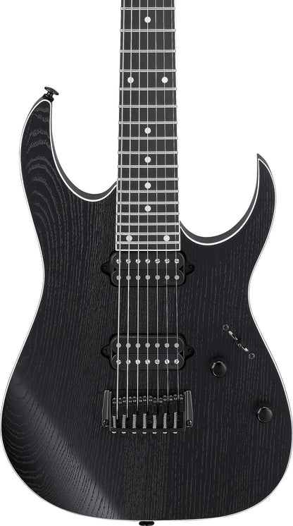IBANEZ Prestige RGR Electric Guitar 7-String - Weathered Black + Case