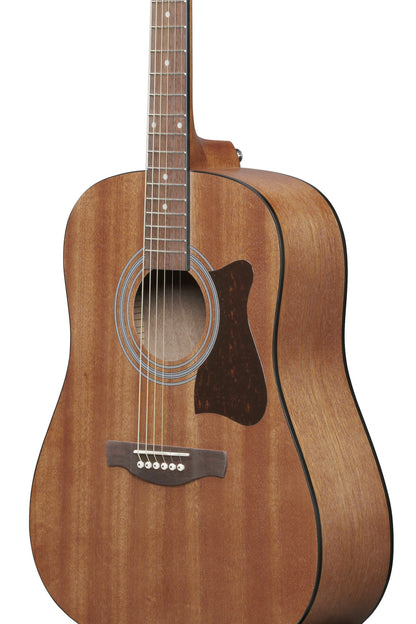 IBANEZ Jampack Acoustic Guitar Set 6-String - Open Pore Natural + Gig Bag, Strap, Tuner & Picks