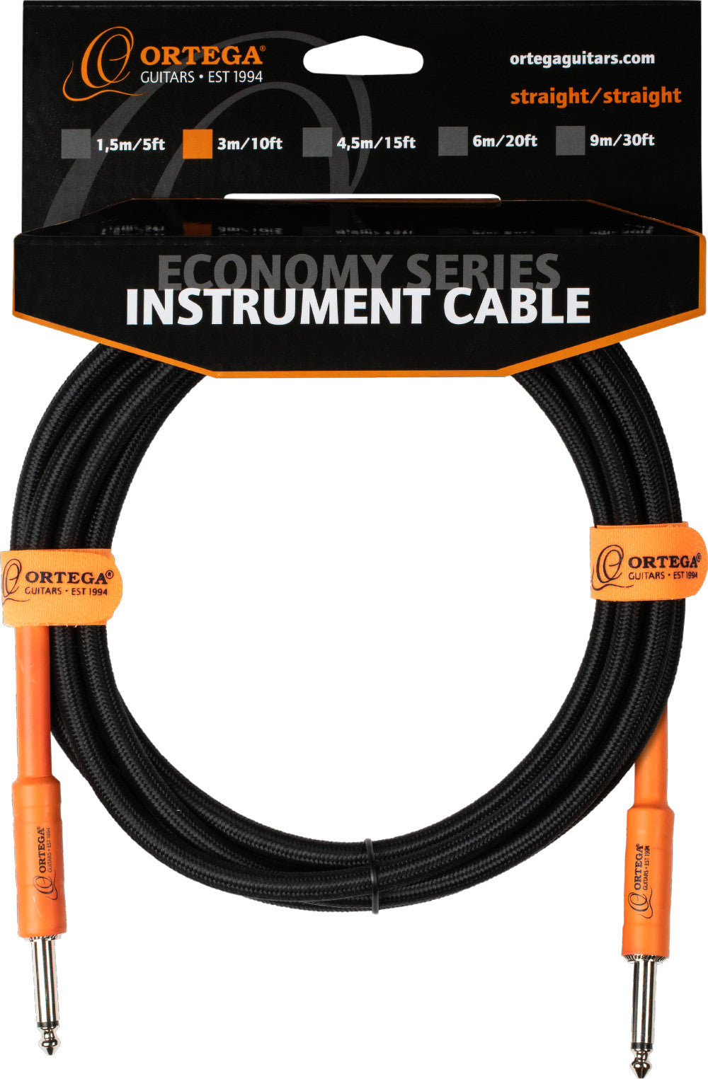 ORTEGA Economy Series Instrumentenkabel - 3m / 10ft
