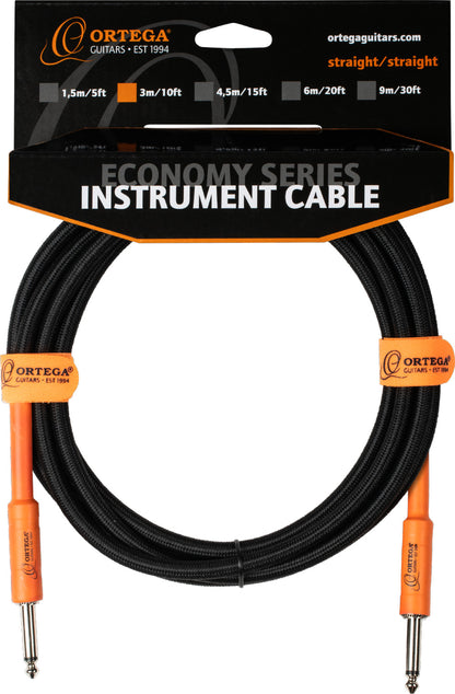 ORTEGA Economy Series Instrumentenkabel - 3m / 10ft