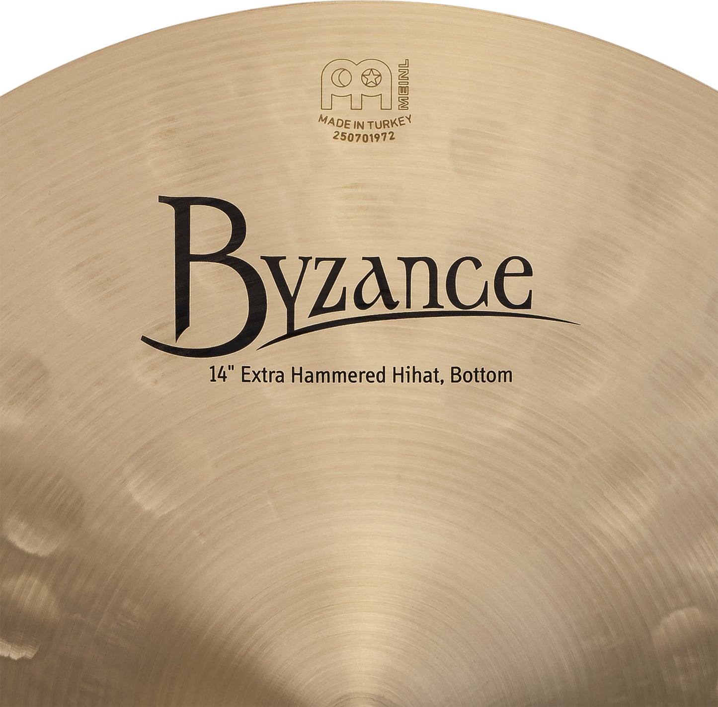MEINL Cymbals Byzance Traditional Extra Hammered Hihat - 14"
