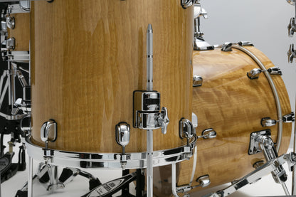 TAMA Starclassic Maple Exotic Floor Tom 16" x 14" - Gloss Natural Movingui/Chrome HW