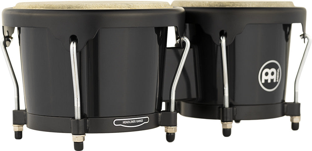 MEINL Percussion Journey Series Bongo 6 1/2" Macho & 7 1/2" Hembra - Black