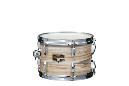 TAMA Imperialstar Rack Tom 8" x 6" - Natural Zebrawood Wrap/Chrome HW