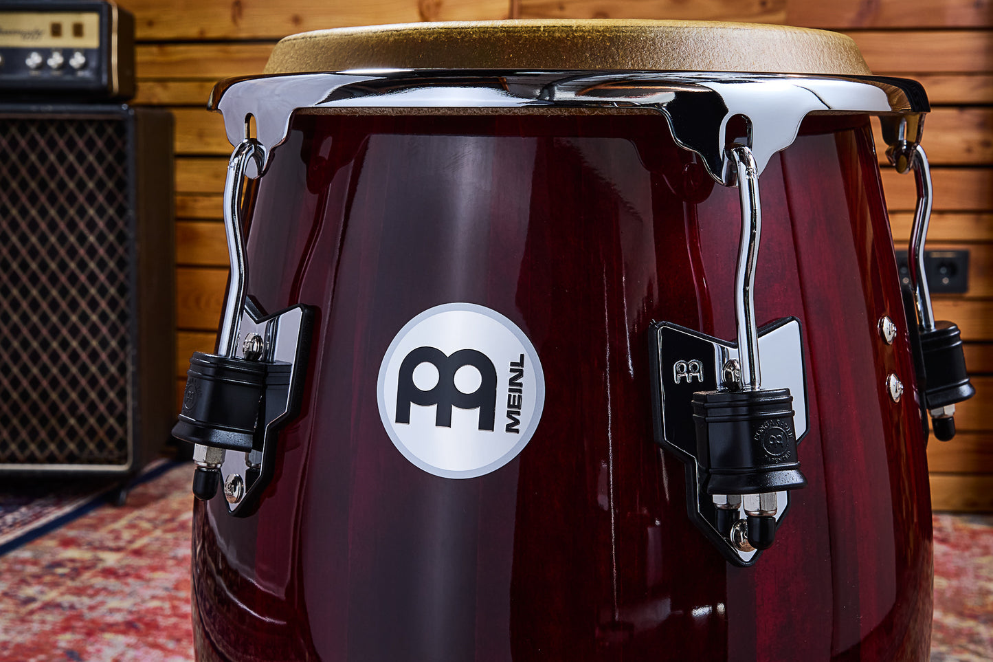 MEINL Percussion Marathon Exclusive Series Quinto 11" - Wine Red/Chrom HW