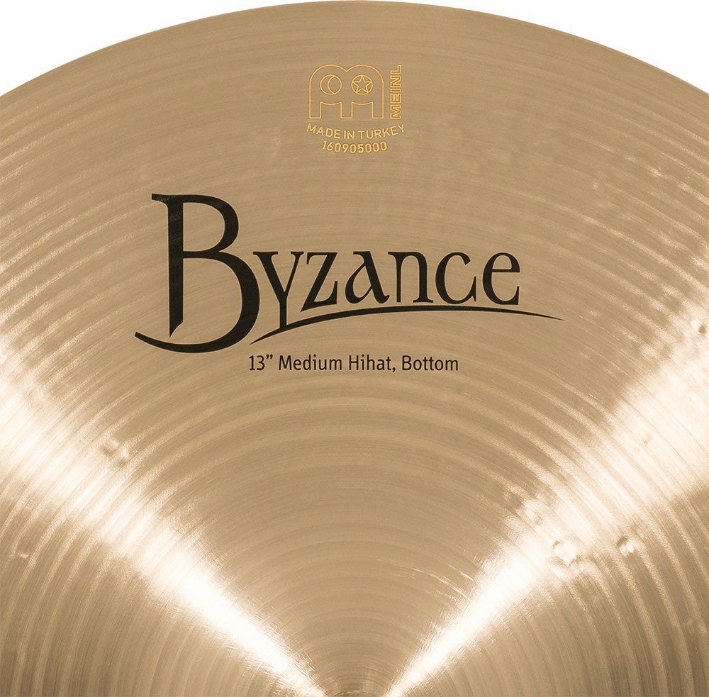 MEINL Cymbals Byzance Traditional Medium Hihat - 13"