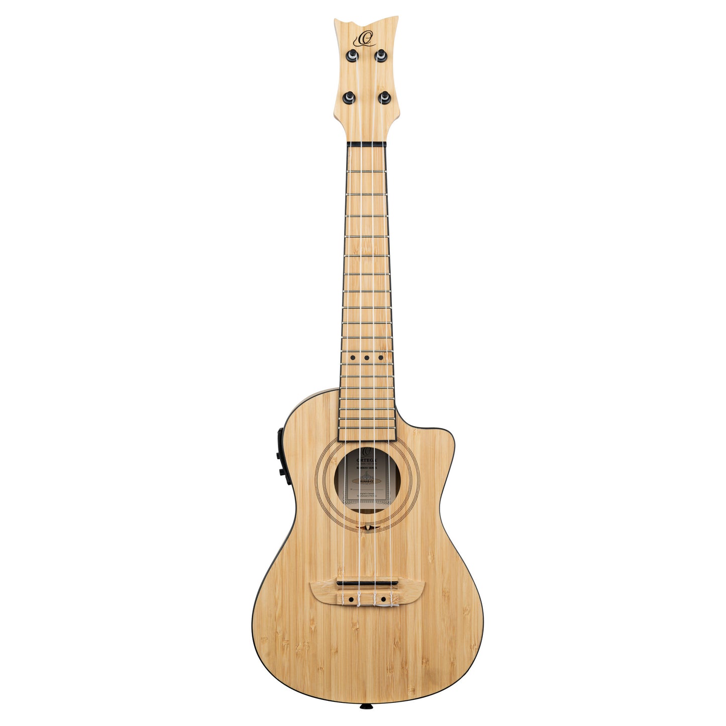 ORTEGA Bamboo Series Concert Ukulele 4 String - Solid Bamboo Natural + Bag