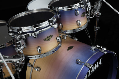 TAMA Starclassic Walnut/Birch Lacquer Rack Tom 8" x 6" - Satin Purple Atmosphere Fade/Chrom HW