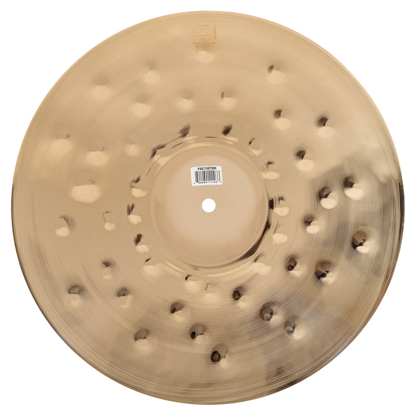 MEINL Cymbals Pure Alloy Custom Extra Thin Hammered Hihat - 15"