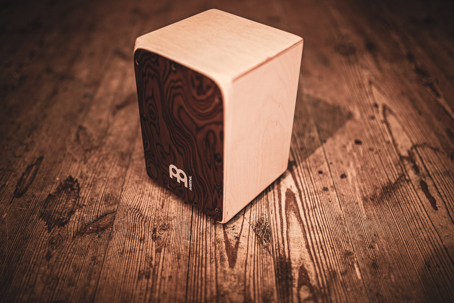 MEINL Percussion Mini Series Snare Cajon - Burl Wood
