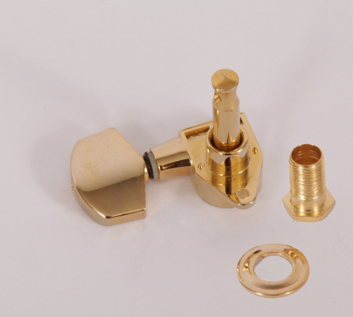 IBANEZ acoustic guitar single machine head tuner 1 x left in gold - Discontinued item because partially tarnished