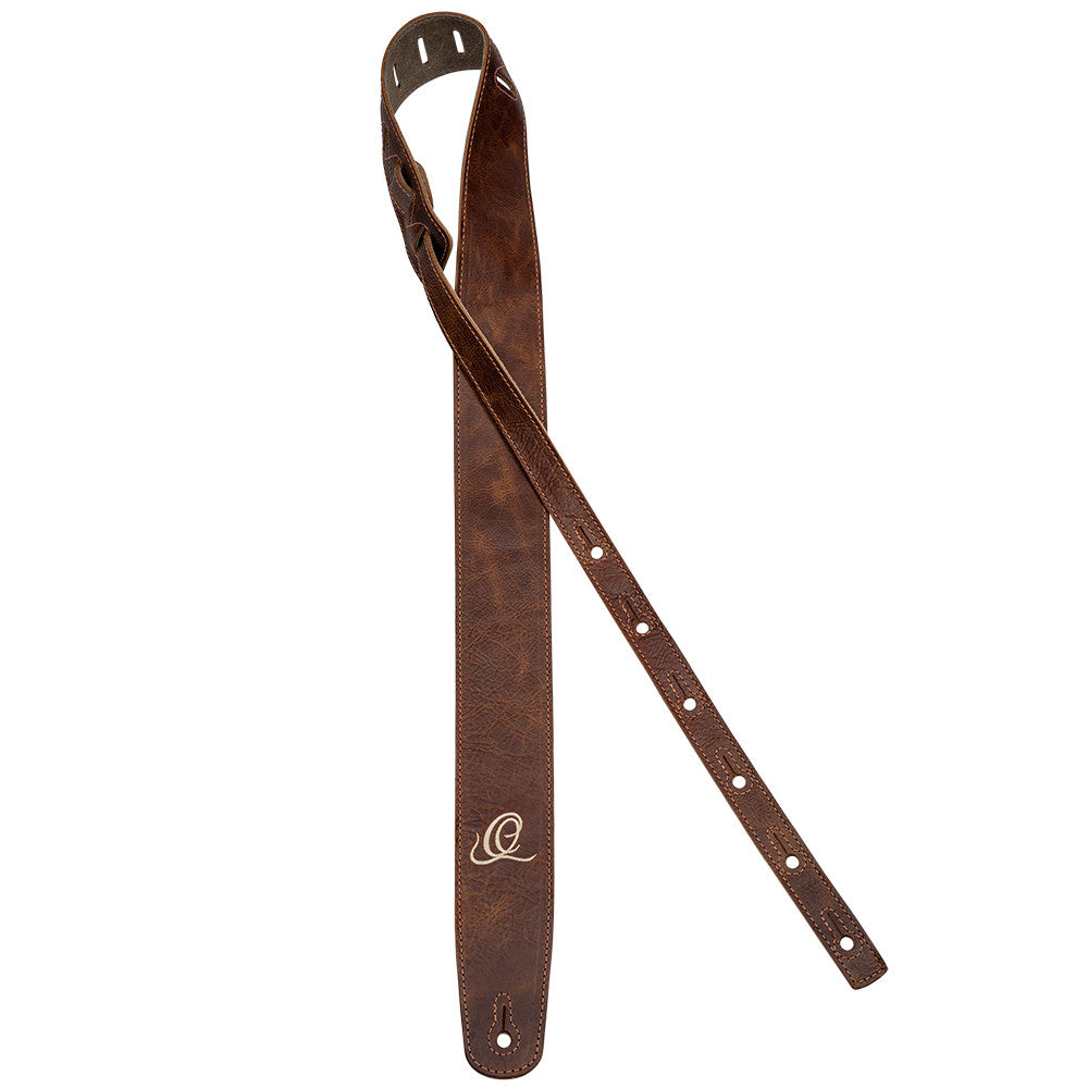 ORTEGA Wildledergitarrengurt - Vintage Malt