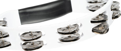 MEINL Percussion Headliner® Series Molded ABS Dual-Row Tambourine - White