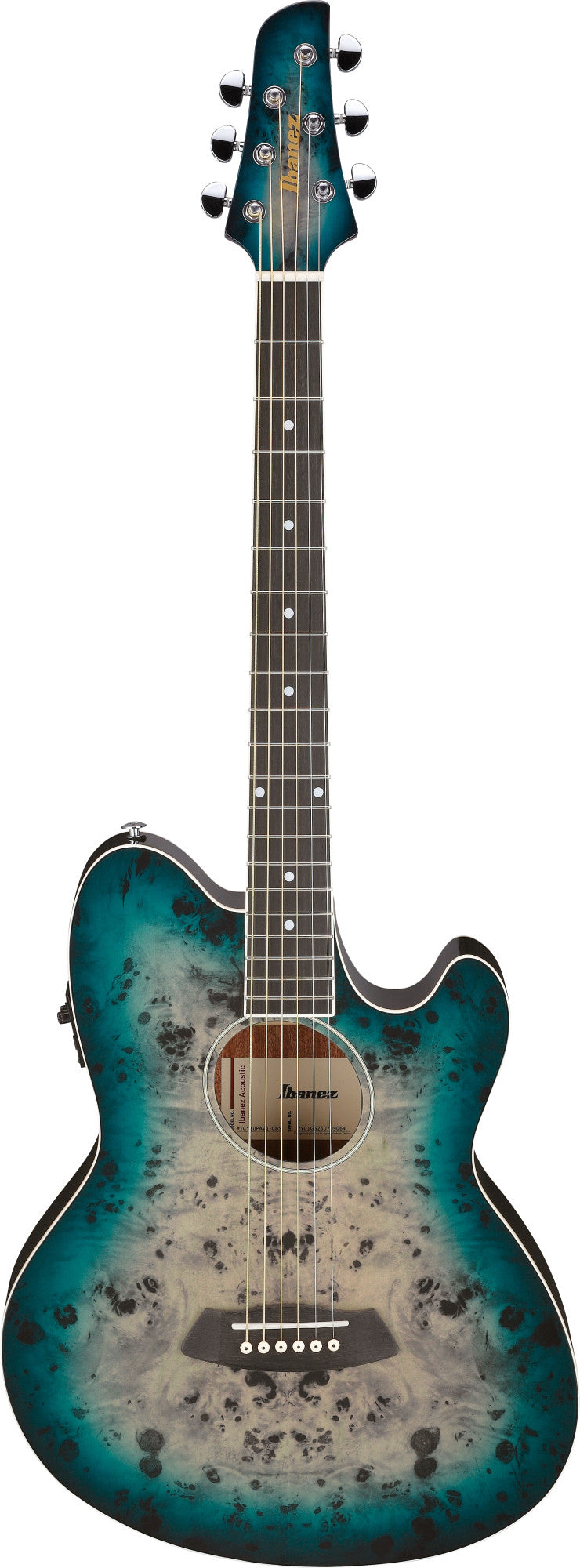 IBANEZ Talman Acoustic Guitar 6-String - Cosmic Blue Starburst High Gloss