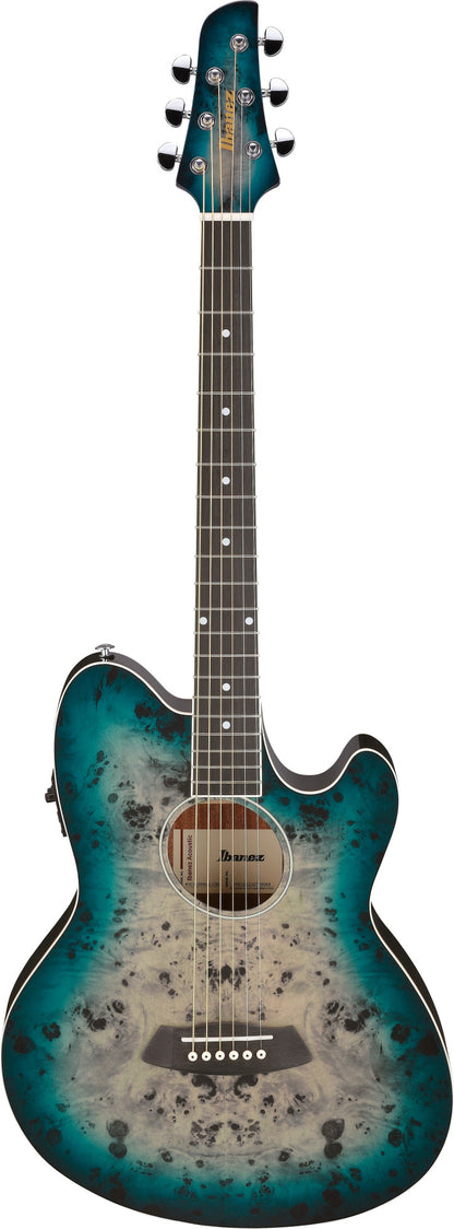 IBANEZ Talman Acoustic Guitar 6-String - Cosmic Blue Starburst High Gloss