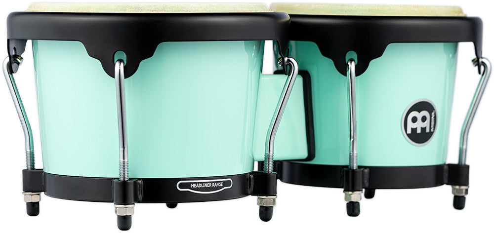 MEINL Percussion Journey Series Bongo 6 1/2" Macho & 7 1/2" Hembra - Seafoam Green