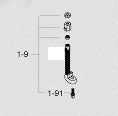TAMA Chain assembly with Screw