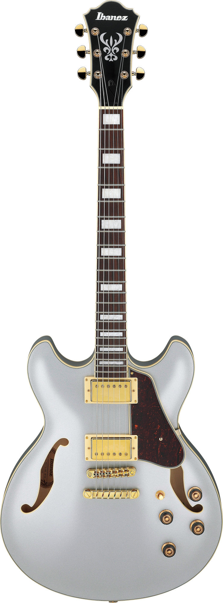 IBANEZ Artcore Hollow Body Gitarre 6-String - Moonstone Silver Flat