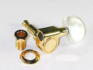 IBANEZ Mechanikensatz Die-Cast Pearloid Button - Gold