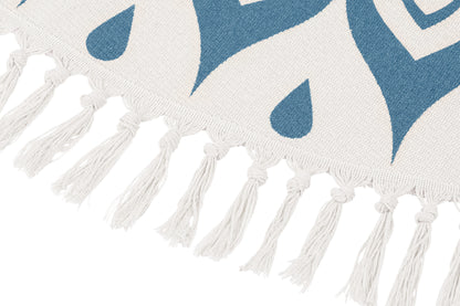 Meinl Sonic Energy Meditation Rug - Navy Blue / Floral Design