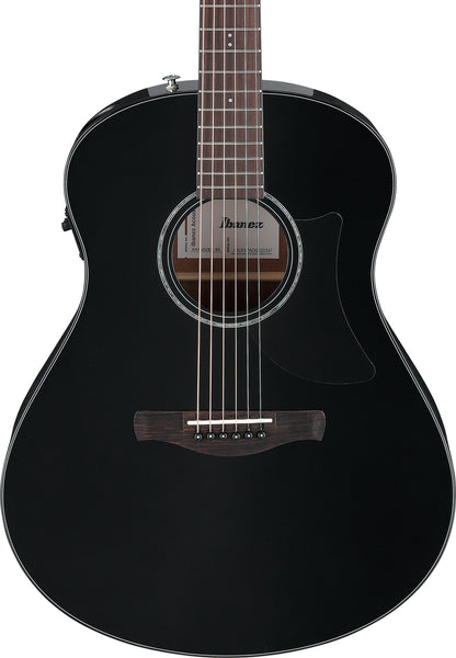 IBANEZ Advanced Acoustic AAM Acoustic Guitar 6-String - Black High Gloss