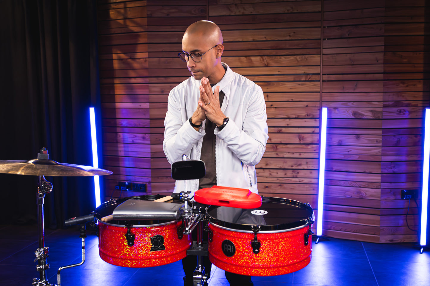MEINL Percussion Artist Series Manolito Rodriguez Timbales - 14" + 15"
