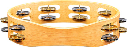 MEINL Percussion Traditional Wood Series Tambourine - 10"