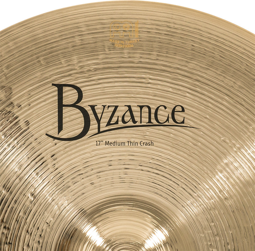 MEINL Cymbals Byzance Brilliant Medium Thin Crash - 17"