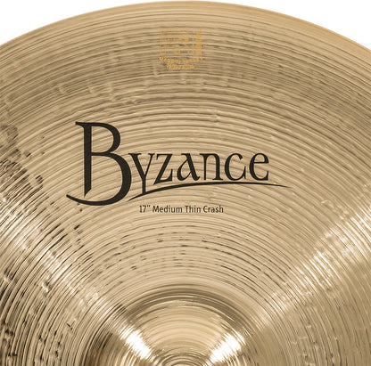 MEINL Cymbals Byzance Brilliant Medium Thin Crash - 17"