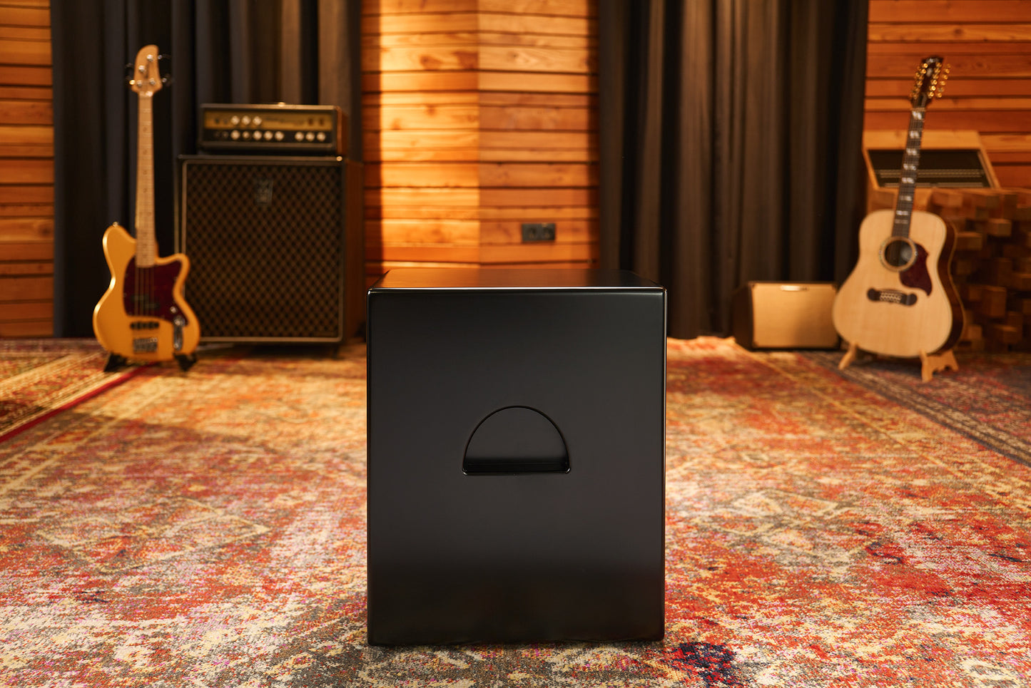 MEINL Percussion Bass Series Vertical Subwoofer Cajon - Makah-Burl