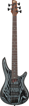 IBANEZ Premium SR Electric Bass 5-String - Aqua Wave Low Gloss + Gig Bag
