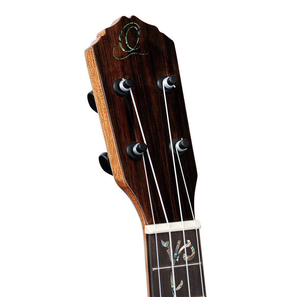 ORTEGA Elite Serie Konzert Ukulele 4 String - Solid Ebony Natural + Bag