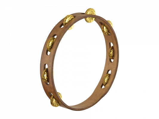 MEINL Percussion Traditional Wood Series Tambourine - 10"
