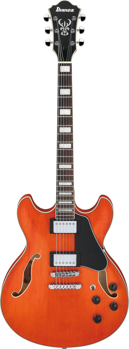 IBANEZ Artcore Hollow Body Guitar 6-String - Transparent Tangerine Flat