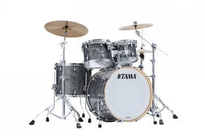 TAMA Starclassic Walnut/Birch Duracover Wrap Shell Kit 4 teilig - Charcoal Onyx/Chrom HW