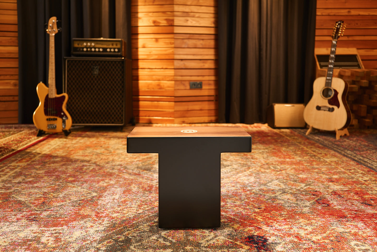 MEINL Percussion Pickup Turbo Slaptop Cajon - Walnut