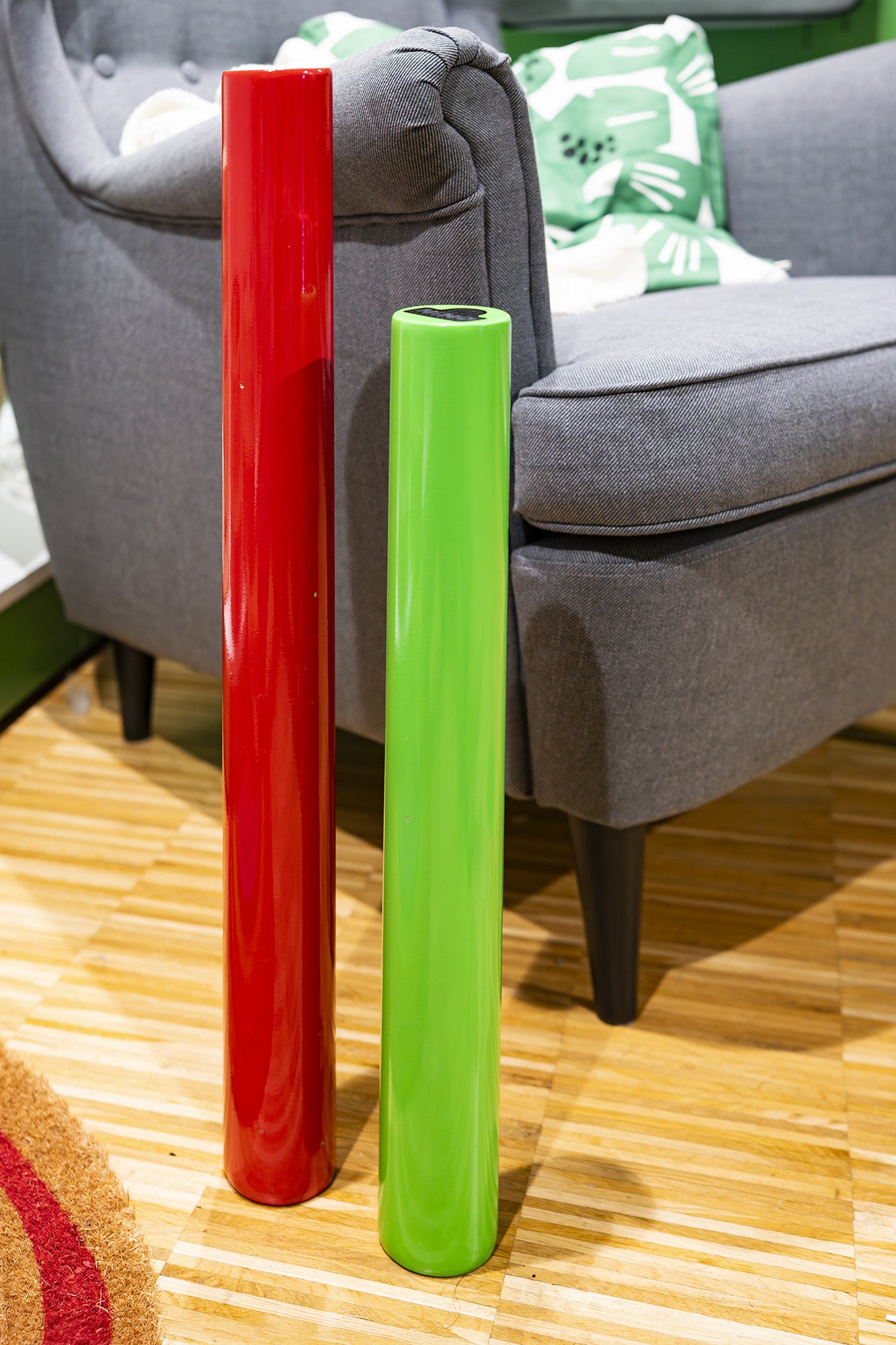 NINO Percussion Synthetic Rainstick 48cm  - Grün