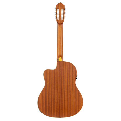 ORTEGA Family Series Pro 4/4 Slim Neck Konzertgitarre 6 String - Massive Zeder / Mahagoni Natur + Bag