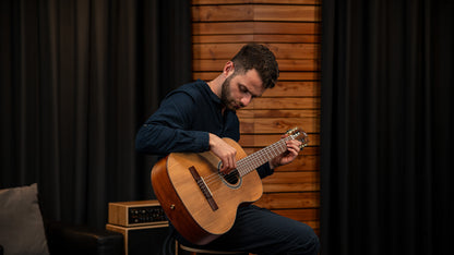 ORTEGA Thermo Series 4/4 Konzertgitarre 6-String - Dunkelbraun matt + Gigbag