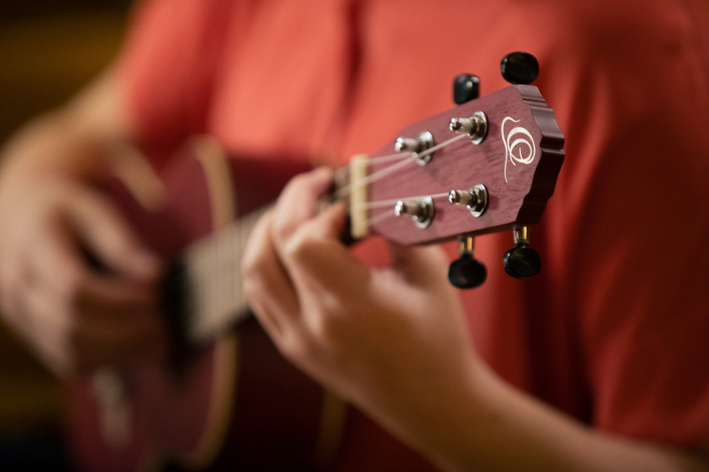 ORTEGA Earth Series Concert Ukulele 4 String - Raspberry Red