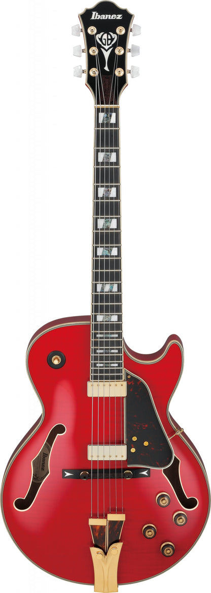 IBANEZ George Benson Signature Hollow Body Guitar 6-String  - Sapphire Red + Case
