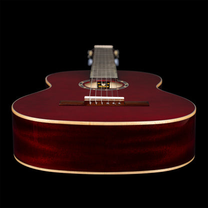 ORTEGA Family Series 4/4 Konzertgitarre 6 String - Weinrot + Bag
